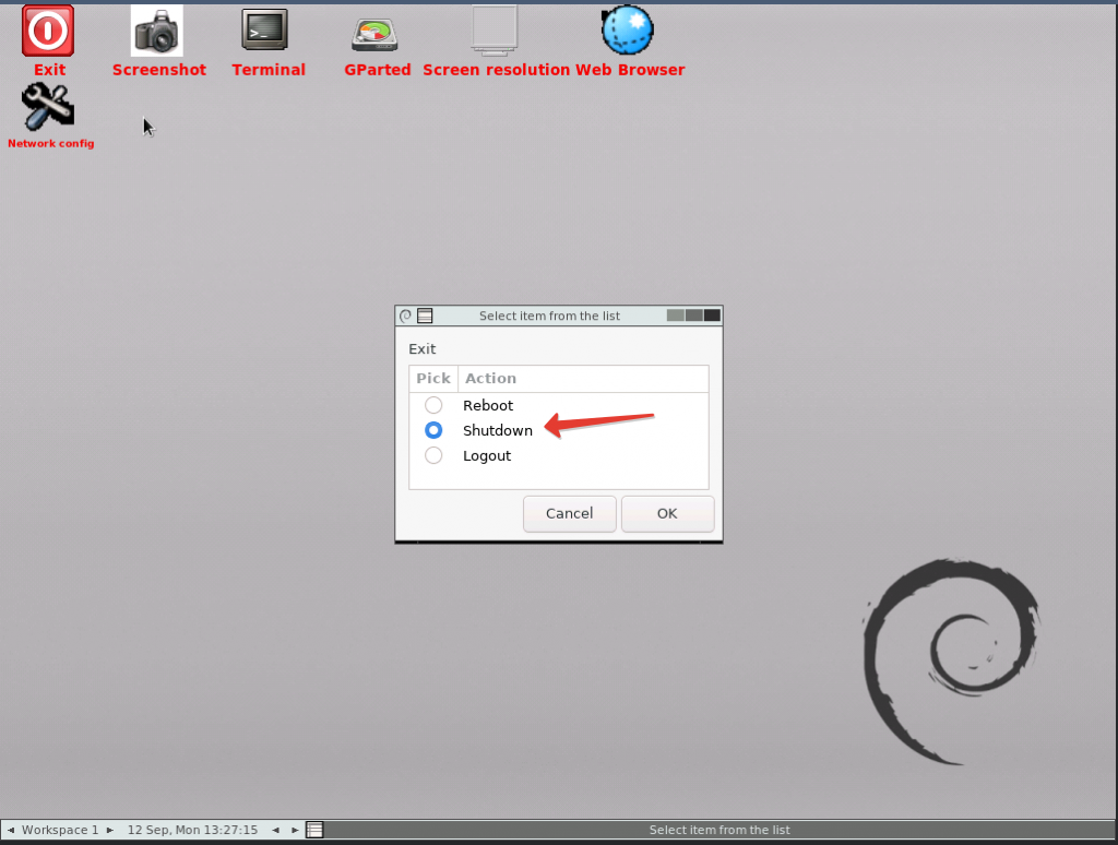 Увеличение диска на Linux VDS при помощи gParted