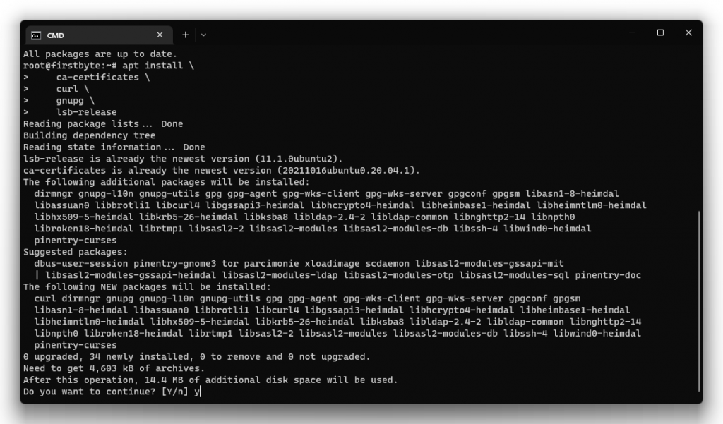 Как установить Docker и Docker Compose на Linux сервере
